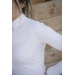 Seville Long-Sleeve Competition Polo - White