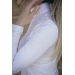 Seville Long-Sleeve Competition Polo - White