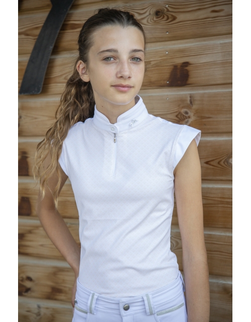 Seville Sand Color Competition Polo Shirt - Children