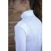 Seville Long Sleeve White Competition Polo Shirt - Children
