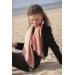 Foulard Mya - Ecru & Rouille