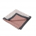 Foulard Mya - Ecru & Rouille