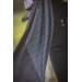 Mya Scarf - Black & Peacock Blue