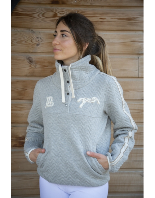 Sweat Pépita - Gris