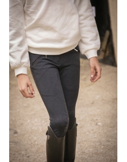 Romy Heather Grey Breeches - Children