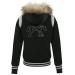 Lyon University Bombers Jacket - Navy & Off White