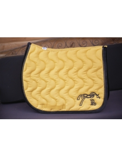 Tapis de selle Point Sellier Classique - Moutarde & Noir