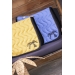 Tapis de selle Point Sellier Classique - Moutarde & Noir