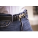 Ceinture Signature Perforée - Bleu