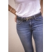 Ceinture Signature Perforée - Bleu