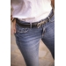 Ceinture Signature Perforée - Noir