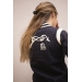 University Teddy Sweat - Navy & Off White