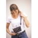 Perforated New Phone Pocket - Black