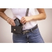 Perforated New Phone Pocket - Black