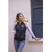 New Roge Sleeveless Jacket - Navy Glitter