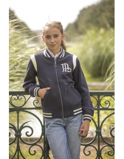 Navy & Off White University Sweatshirt - Children