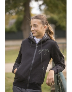 Black Fluore Sweatshirt - Children