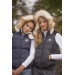 Black Glitter New Roge Sleeveless Jacket - Children