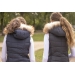 Navy Glitter New Roge Sleeveless Jacket - Children