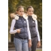 Navy Glitter New Roge Sleeveless Jacket - Children