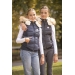 Navy Glitter New Roge Sleeveless Jacket - Children