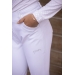 Pantalon d'Équitation Elégance Blanc - Enfant