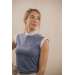 Séville Mesh Show Polo - Blue Grey