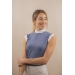 Séville Mesh Show Polo - Blue Grey