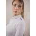 Polo de Concours Séville Mesh Manches Longues - Blanc