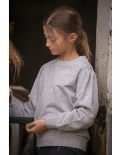 Sweat Cassou Eden by Pénélope Gris Chiné - Enfant