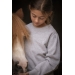 Heather Grey Eden by Pénélope Cassou Sweatshirt - Children