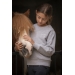 Heather Grey Eden by Pénélope Cassou Sweatshirt - Children