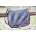 SAINT JAMES x Pénélope Collections Saddle Pad - Navy & Ecru