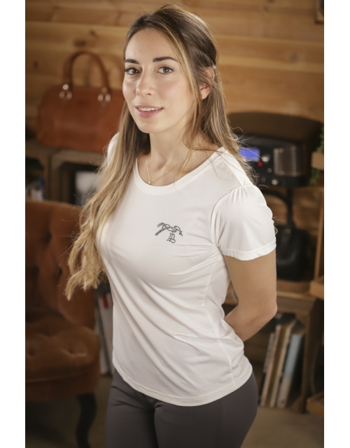 T-Shirt Techty - Écru