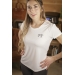 T-Shirt Techty - Écru