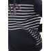 Sweat Océane SAINT JAMES x Pénélope Collections - Marine & Argent