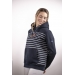 SAINT JAMES x Pénélope Collections Océane Hoodie - Navy & Silver