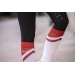 Fun Riding Socks - Terracotta & Black