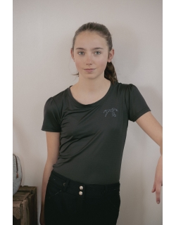 Dark Grey Techty Tee-Shirt - Children