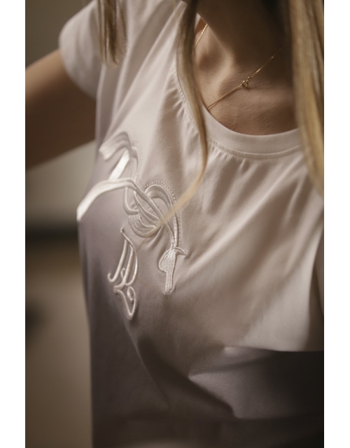 Grey Tie & Dye Poppy Strass T-Shirt - Children
