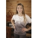 T-Shirt Poppy Strass Tie & Dye - Gris