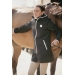 Fashion Rain Waterproof Jacket - Black
