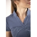 Iliana Polo Shirt - Blue Grey