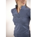 Iliana Polo Shirt - Blue Grey