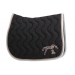 Classic Point Sellier Saddle Pad - Black & Gold Pink