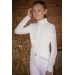 Polo de Concours Las Honey Manches Longues Blanc - Enfant