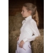 Polo de Concours Las Honey Manches Longues Blanc - Enfant