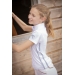 Polo de Concours Moon Mesh Blanc - Enfant