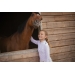 White Long Sleeve Séville Mesh Show Polo Shirt - Children