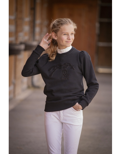 Black Clotilde Sweatshirt - Children